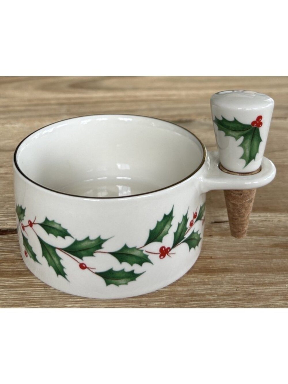 Lenox Hosting The Holidays Wine Coaster & Stopper Set  870006